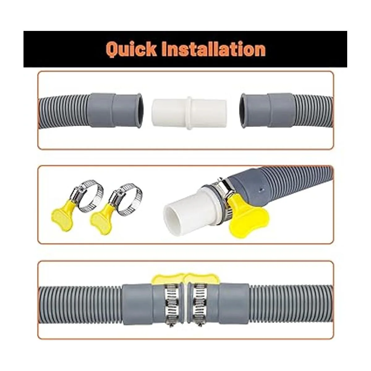 GCGOODS Manguera de drenaje universal para lavadora 16.4_6