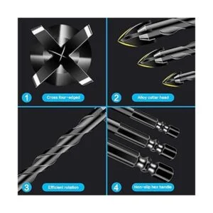 Juego de 10 brocas de mampostería juego de brocas de_3
