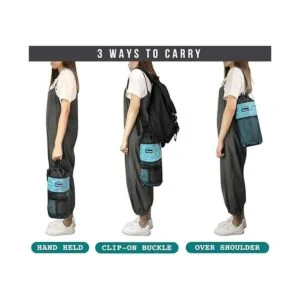 PetAmi Bolsa de viaje de comida para perros cuencos_4