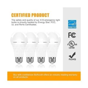 Bombillas recargables A19 bombillas de emergencia_6