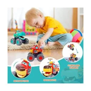 Coches de juguete para 1 2 3 años de edad 3 unidades de_5