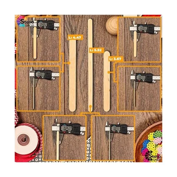 Suministros para manualidades de palitos de paleta 300_5