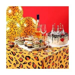 Mantel de 5 piezas con diseño de animales de la selva_5