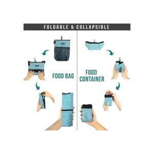 PetAmi Bolsa de viaje de comida para perros cuencos_6