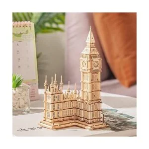 Rolife Rompecabezas de madera 3D para adultos Big Ben con_2