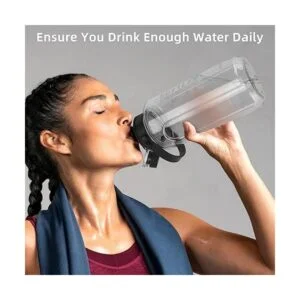 Olerd Botella de agua de medio galón64 onzas con asa a_5