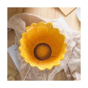 Bicuzat Cuenco para dulces 6.0 in diseño de girasol_3