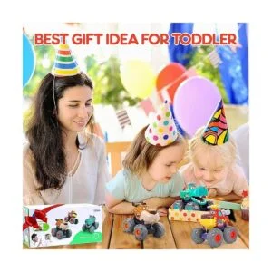 Coches de juguete para 1 2 3 años de edad 3 unidades de_3