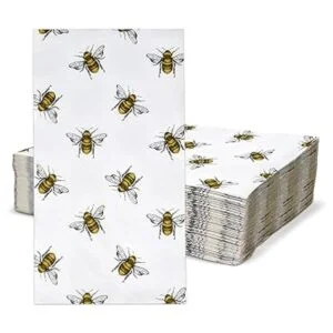 Servilletas de invitados de abeja de 3 capas paquete de_2