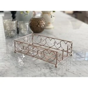 Chez JuJu Servilletero elegante y resistente de color oro_3