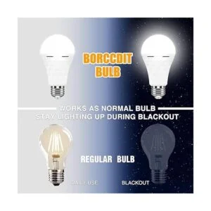 Bombillas recargables A19 bombillas de emergencia_3