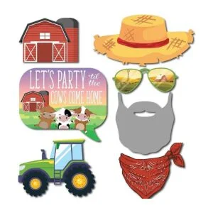 Accesorios para cabina de fotos de animales de granja kit_4