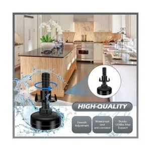 Juego de 10 pies de nivelación ajustables para muebles_5
