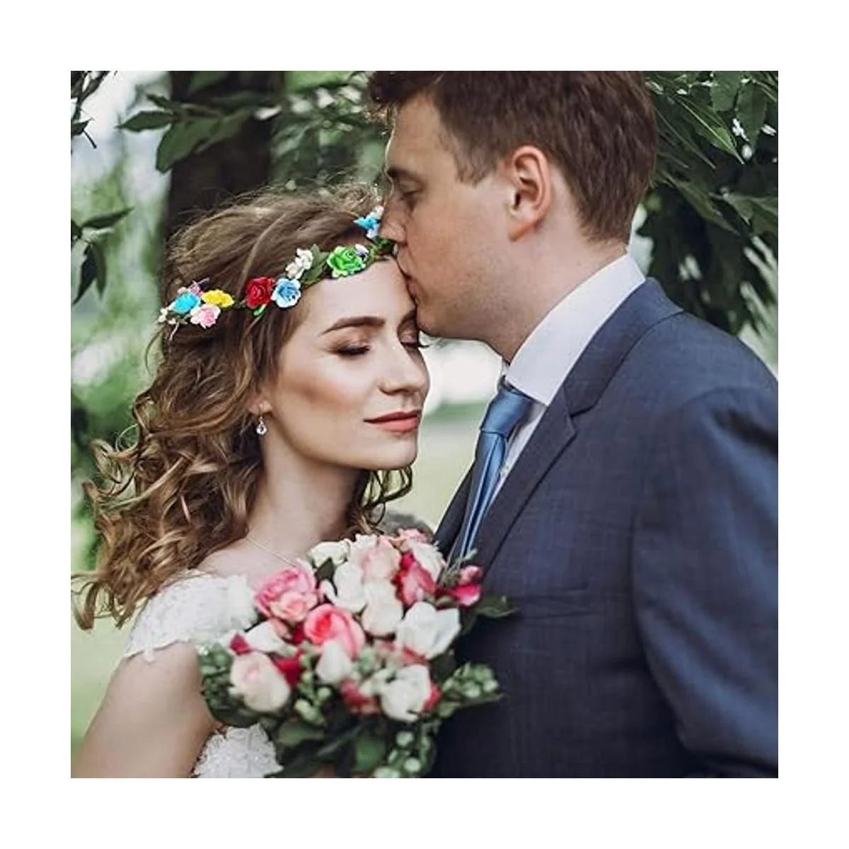 Kit de fabricación de coronas de flores 168 piezas hacer_7