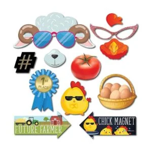 Accesorios para cabina de fotos de animales de granja kit_7