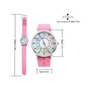 Bigbangbang Reloj analógico para niños reloj de tiempo de_6