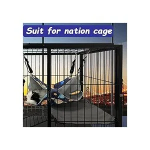 FULUE Hamaca de rata hurón juego de accesorios para jaula_6