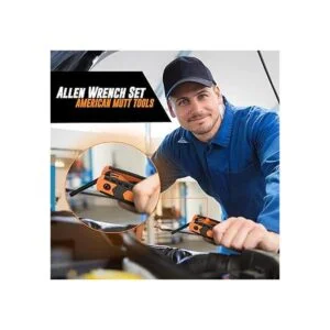 AMERICAN MUTT TOOLS Juego de llaves Allen plegables de 17_5