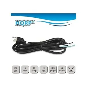 HQRP Cable de alimentación de repuesto resistente de_3