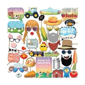 Accesorios para cabina de fotos de animales de granja kit_1