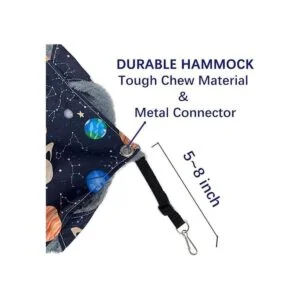 FULUE Hamaca de rata hurón juego de accesorios para jaula_4