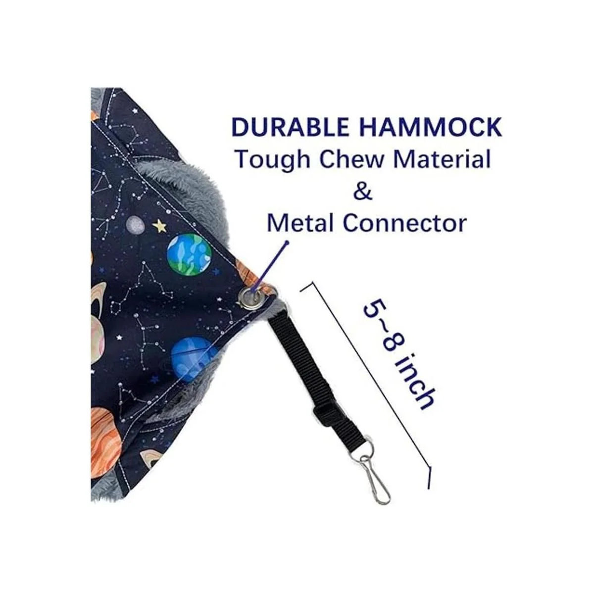 FULUE Hamaca de rata hurón juego de accesorios para jaula_4