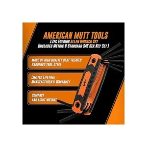 AMERICAN MUTT TOOLS Juego de llaves Allen plegables de 17_2