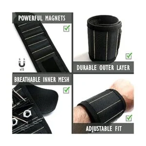Pulsera magnética soporte de herramientas y organizador_7