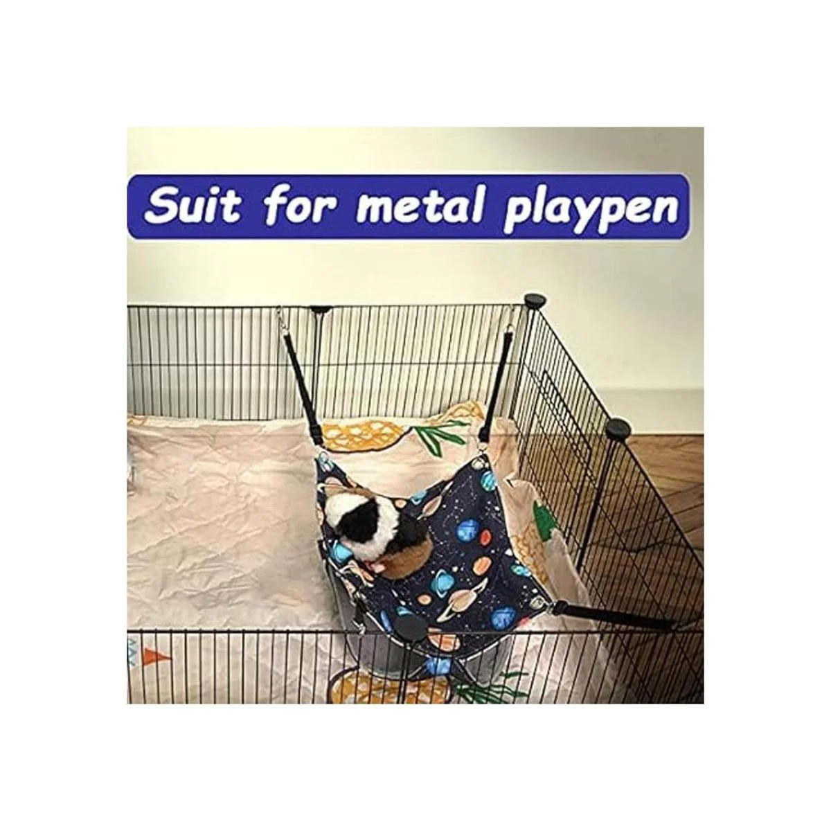 FULUE Hamaca de rata hurón juego de accesorios para jaula_5