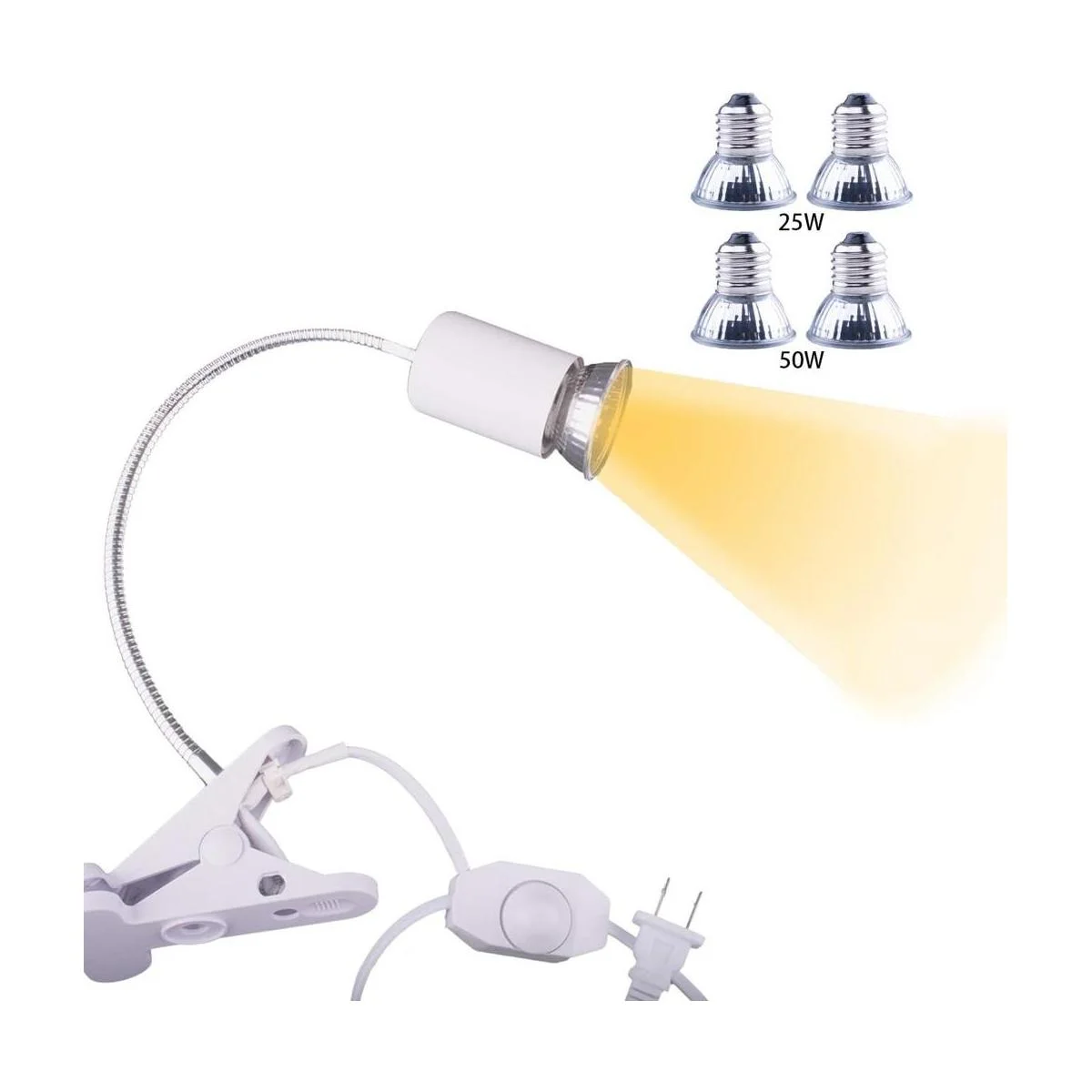 Lámpara de calor para reptiles bombilla UVB lámpara de_1