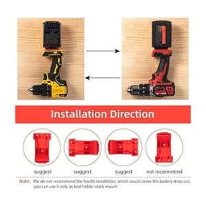 Paquete de 5 soportes de herramientas para taladro_5