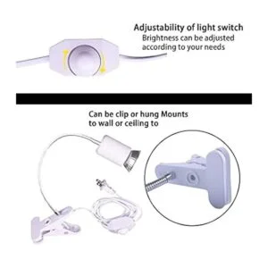 Lámpara de calor para reptiles bombilla UVB lámpara de_3