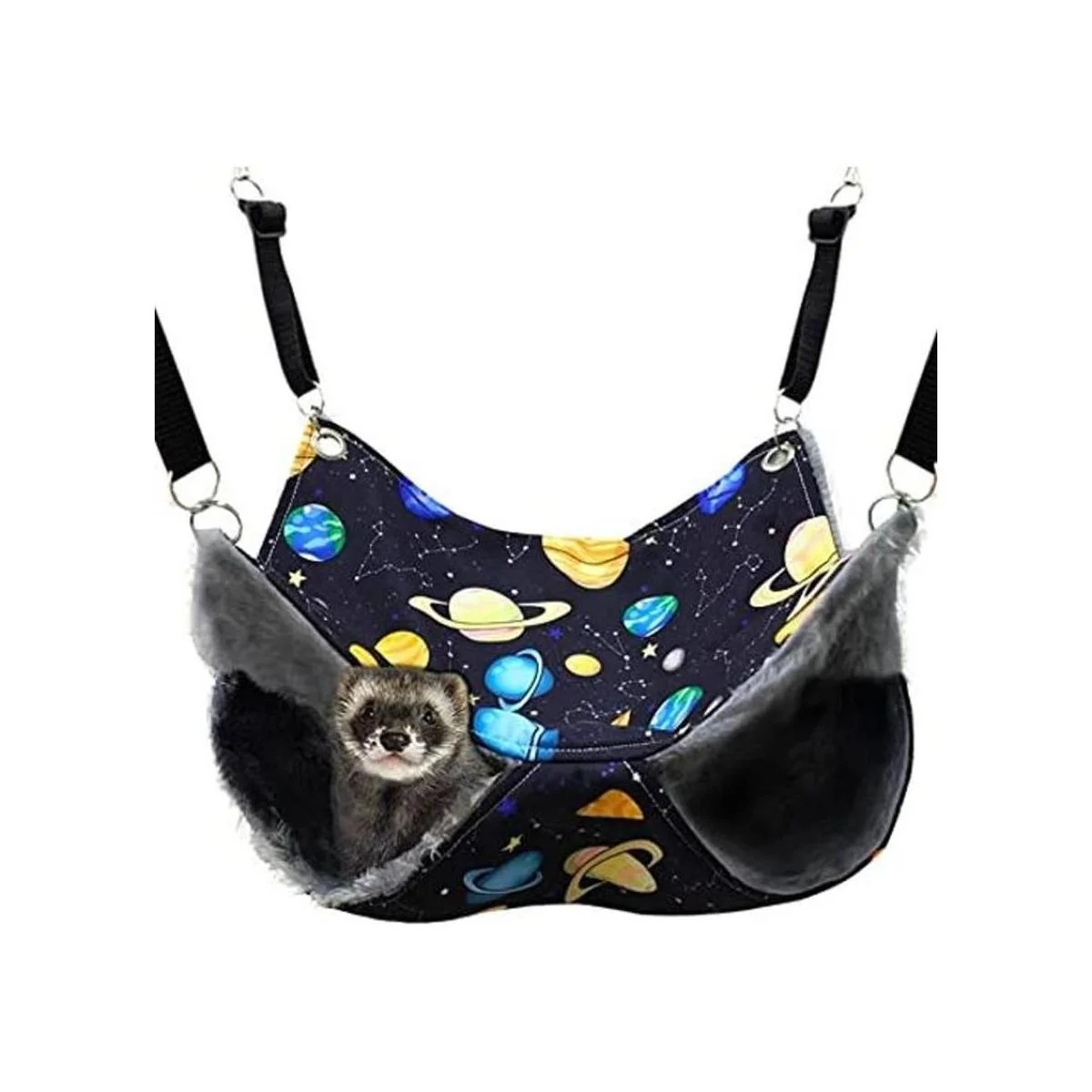 FULUE Hamaca de rata hurón juego de accesorios para jaula_1