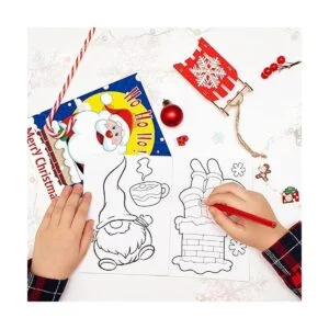 32 libros para colorear de Navidad para niños libro de_3