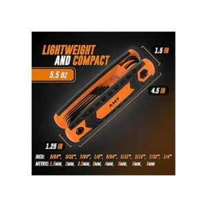 AMERICAN MUTT TOOLS Juego de llaves Allen plegables de 17_3