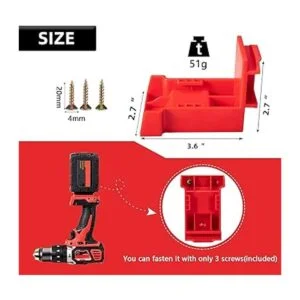 Paquete de 5 soportes de herramientas para taladro_2