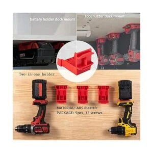 Paquete de 5 soportes de herramientas para taladro_6