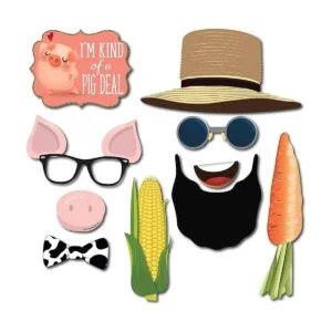 Accesorios para cabina de fotos de animales de granja kit_6