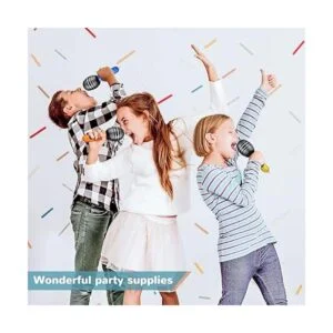 30 piezas de micrófonos inflables soplan micrófono varios_6