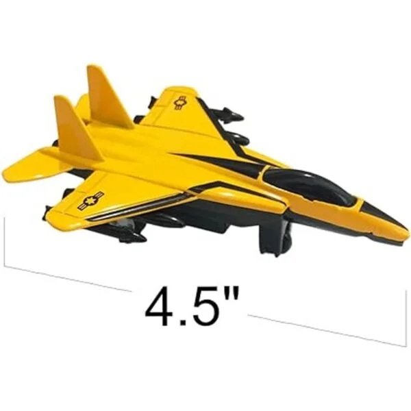 ArtCreativity Juego de 4 juguetes de avión militar para_3