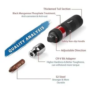 TAILUG Destornillador de impacto reversible manual de_3