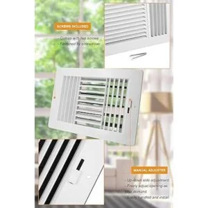 FanGoFast Registro de techo ventilación de techo ABS de_3