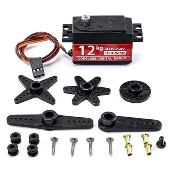 Servo impermeable de 26.5 lbs 180 grados de engranaje de_1