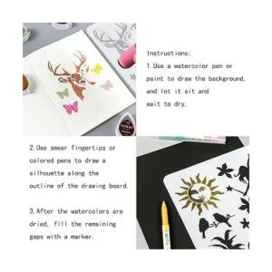 Plantillas de fantasía para pintar sobre madera_5