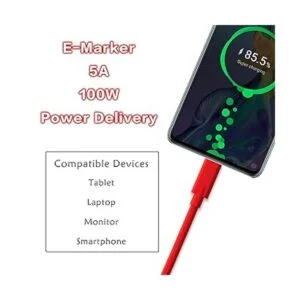 Cable USB C a USB C 2.0 con 100 W PD transferencia de_4