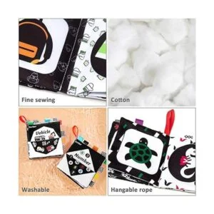 teytoy Juego de 6 libros de tela suave para bebé color_3