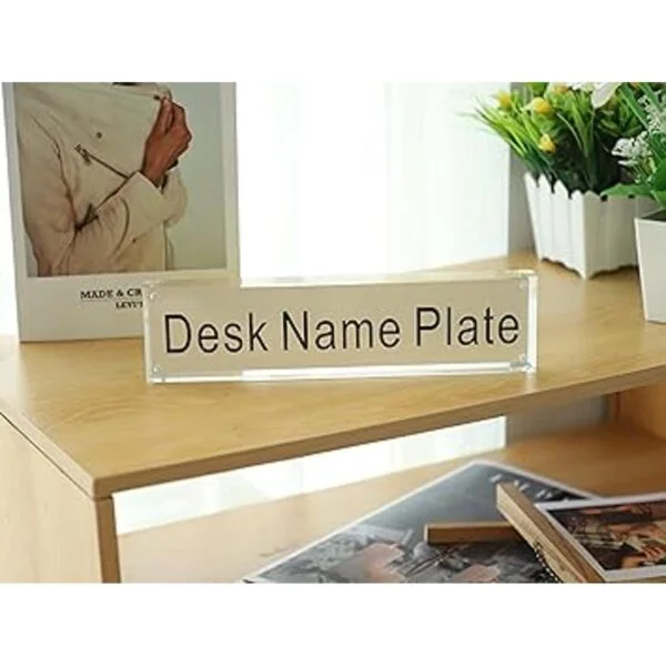 IEEK Placa de identificación de escritorio de acrílico_5