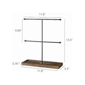 Mkono Organizador de lentes de sol rústicos soporte de_5