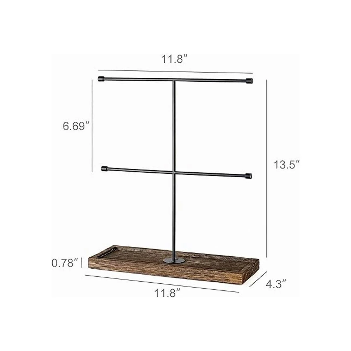 Mkono Organizador de lentes de sol rústicos soporte de_5