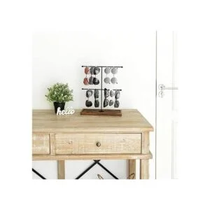 Mkono Organizador de lentes de sol rústicos soporte de_2